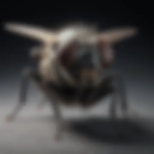 Behavioral patterns of house flies in domestic settings