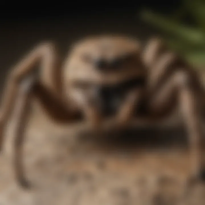 Hunter and Hunted: Natural Predators of Wolf Spiders Natural predator of wolf spiders hunting