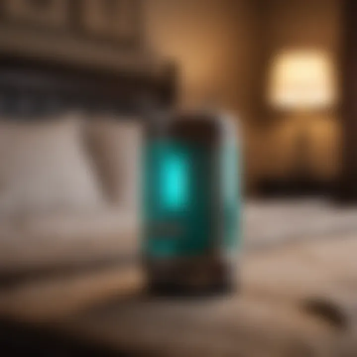Electronic mosquito repellent device in bedroom