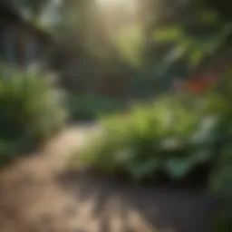 Mosquito repellent plants in garden