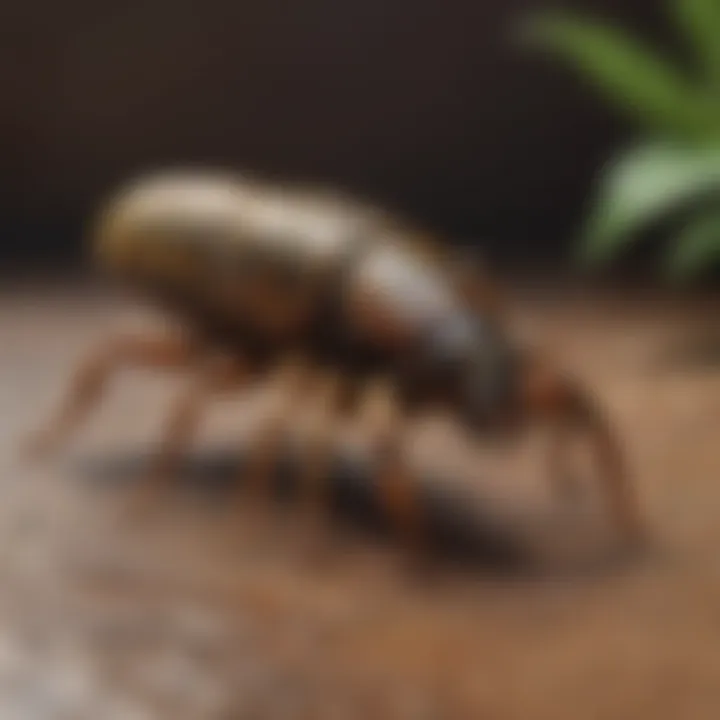 Essential oils for scorpion control