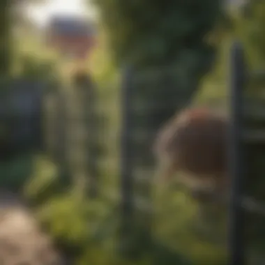 Rodent-proofing garden fence