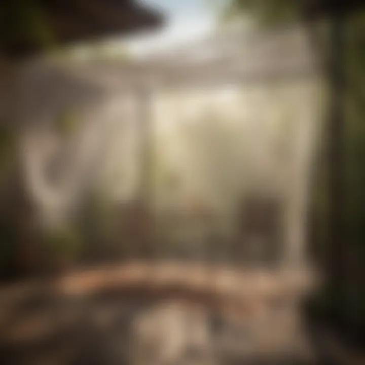 Mosquito Netting for Outdoor Area