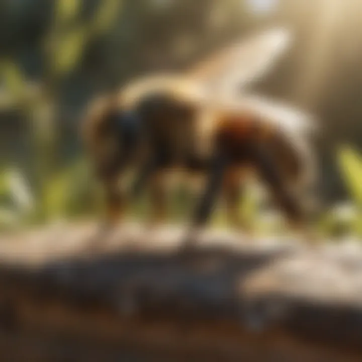 Bee relocation process to a safer environment