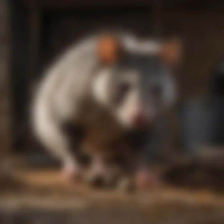 Humane trapping of opossums