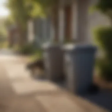 Raccoon-proofing your trash cans