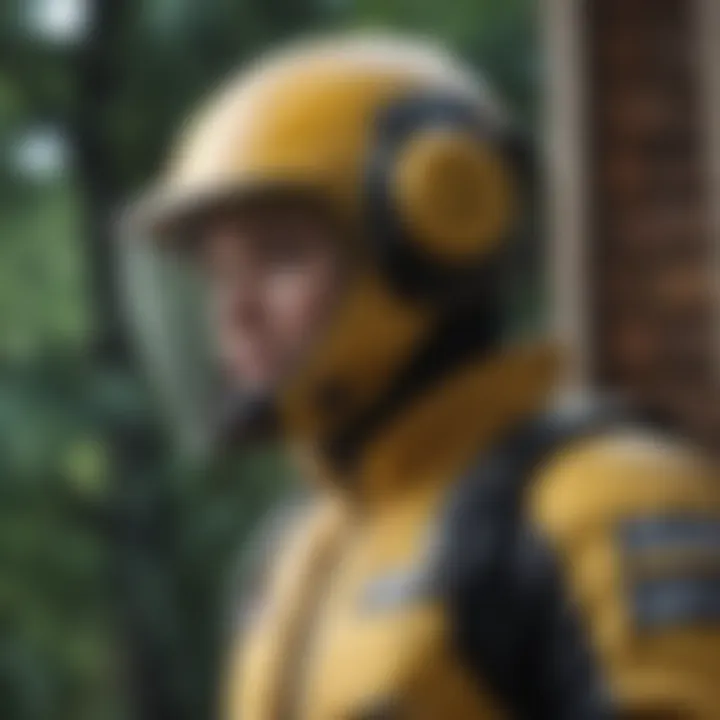 Protective gear for removing wasps