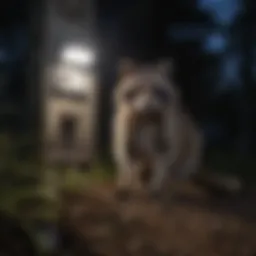 Nighttime motion sensor light scaring raccoons