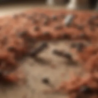 Efficient Ant Infestation Strategy Under Carpets