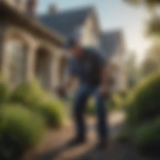 Pest Control Specialist Inspecting Property
