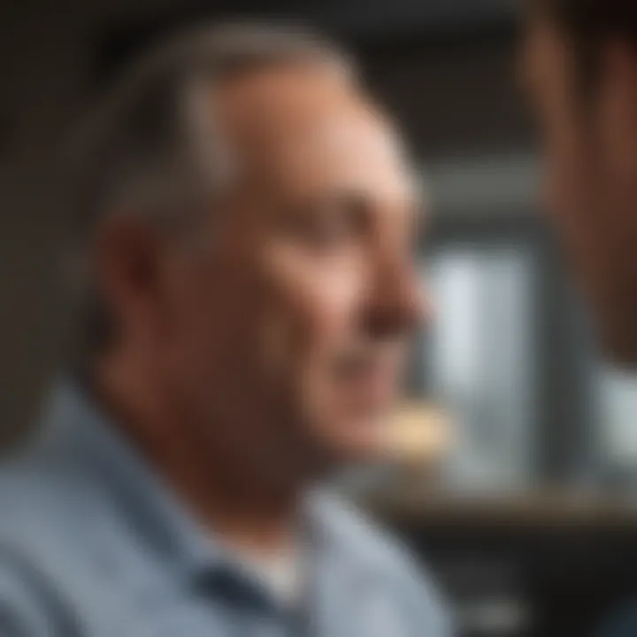 A satisfied client discussing their positive experience with Ehrlich Pest Control services