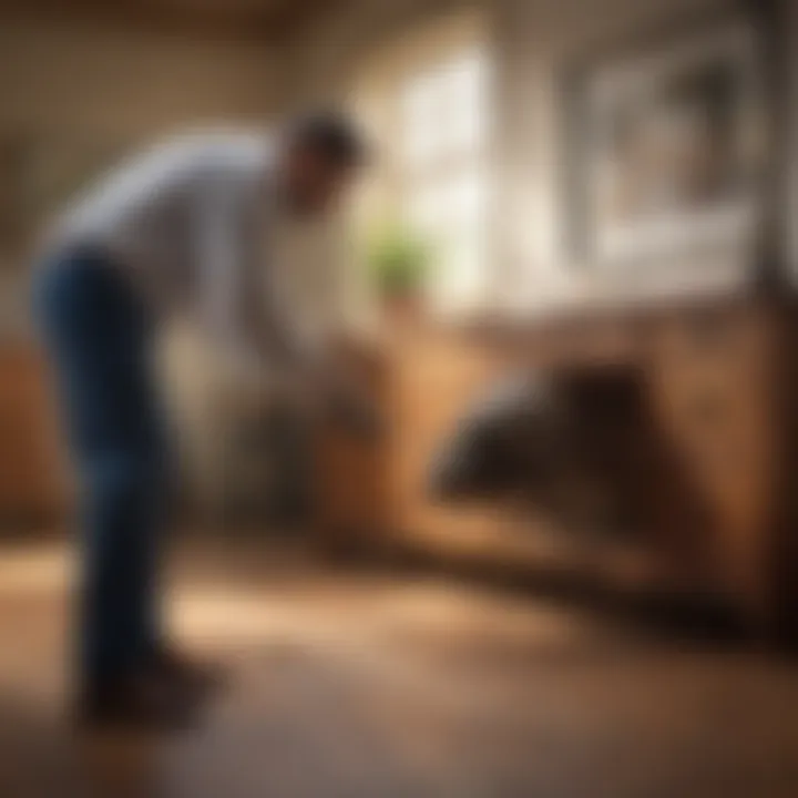 Ehrlich Pest Control Expert Conducting Detailed Pest Assessment