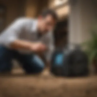 Ehrlich Pest Control Technician with Advanced Pest Detection Technology