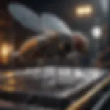 Electric Fly Deterrent Mechanism