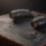 A sleek electronic bat deterrent device emitting ultrasonic waves