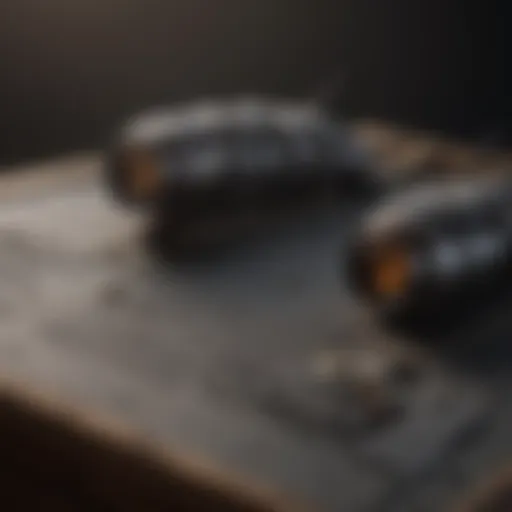 A sleek electronic bat deterrent device emitting ultrasonic waves