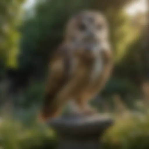 Elegant Garden Owl Decoy