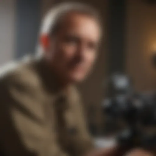 Elegant Pest Control Technician at Work