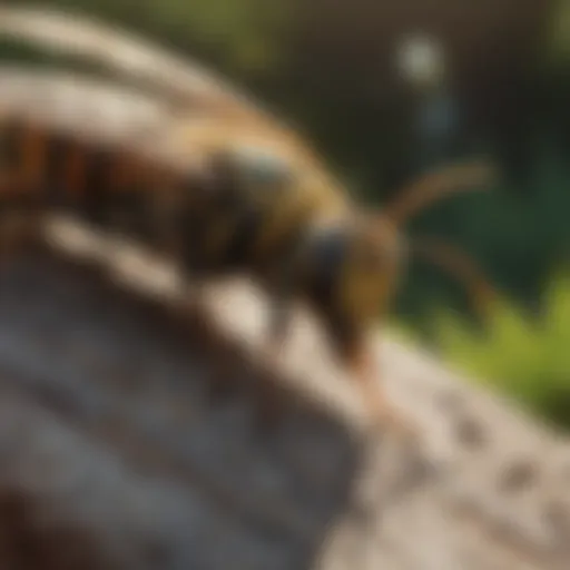 Natural Wasp Repellent in Action