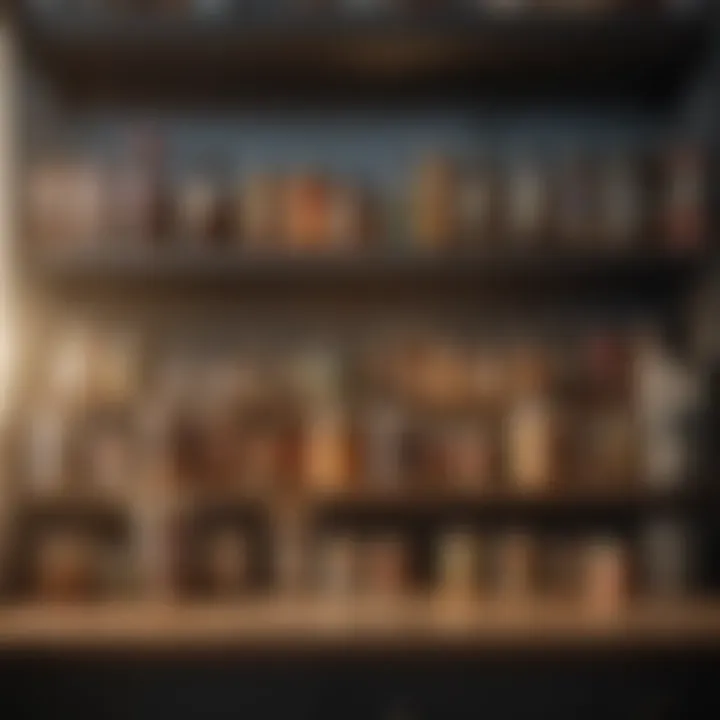 Cleaning pantry shelves