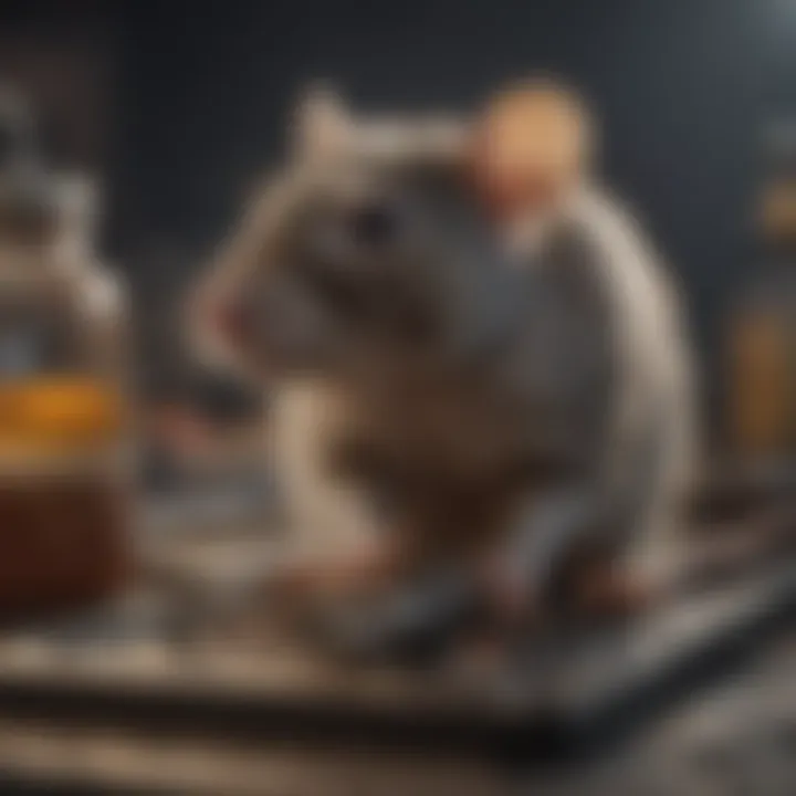 Environmental Impact of Piston Rat Traps Visual representation of environmental impact analysis of pest control methods including piston rat traps.