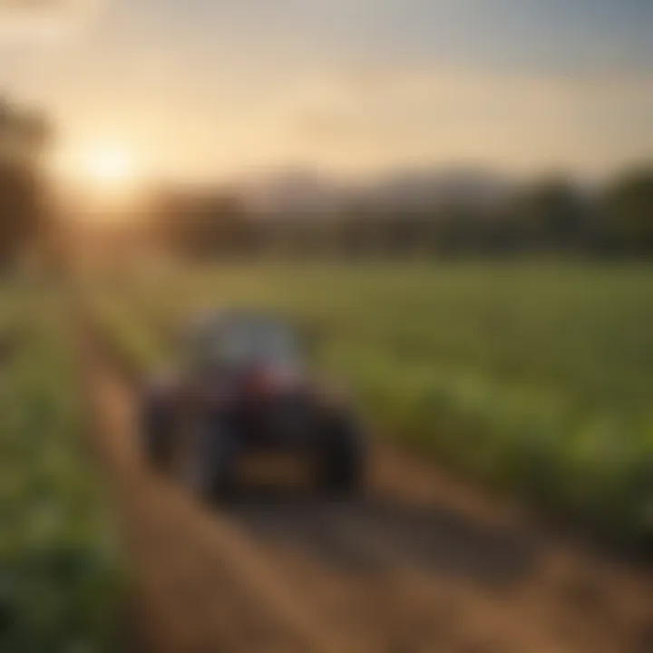 Farm Field with Organic Pest Control Methods