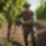Vineyard Pest Control Practices Lush Vineyard with Grapevine Pest Control