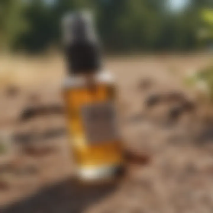 Essential oil spray for ant prevention in RV