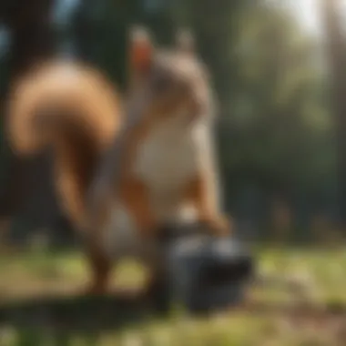 Advanced Exclusion Mechanism for Squirrel Control Squirrel exclusion device