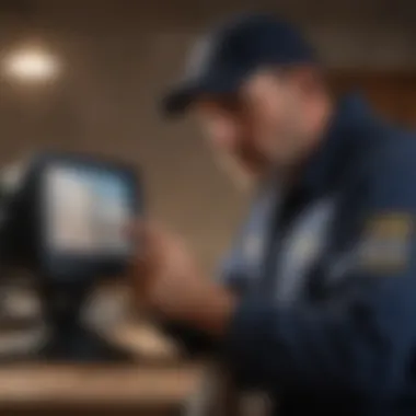 Expert Pest Control Technician at Work Expert Pest Control Technician at Work