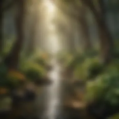 Energy Flow in Ecosystems Diagram illustrating the energy flow within a food web