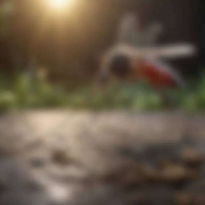 Visual representation of mosquito lifecycle and control