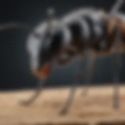 Illustration of compact carpenter ant anatomy