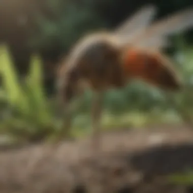 Mosquito Ecology Overview Visual representation of mosquito populations in various ecosystems