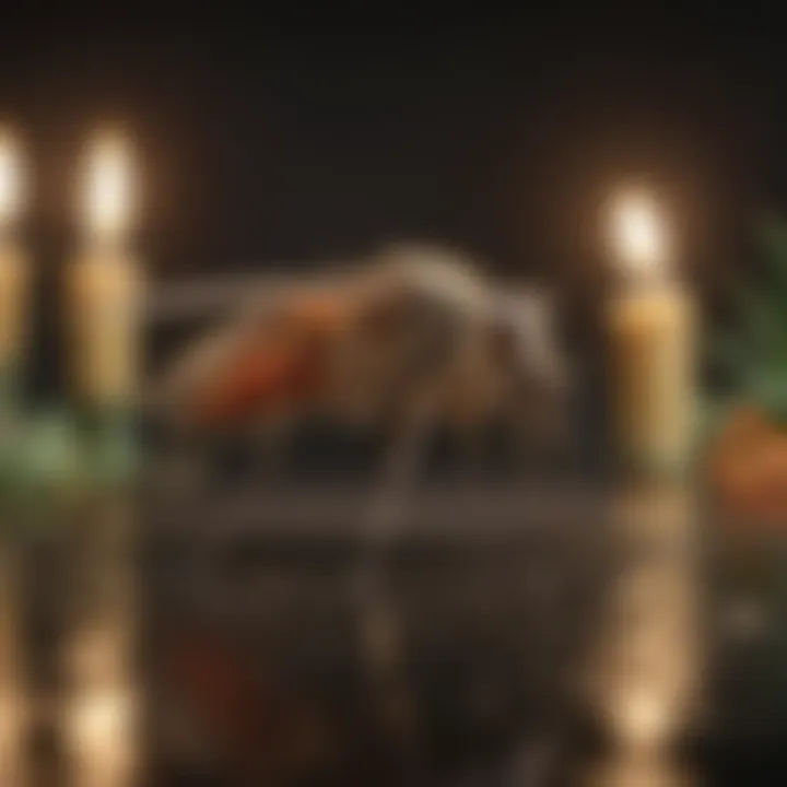 Mosquito control with citronella candles