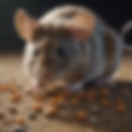 Illustration depicting mouse poison pellet