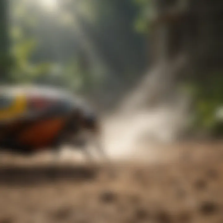 Targeting Pests with Powder Dusters Illustration showing how insecticide powder dusters target specific pests.