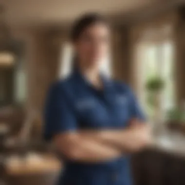 Elegant home services franchise illustration