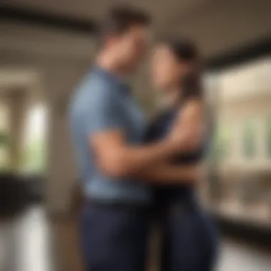 Modern home services franchise model illustration