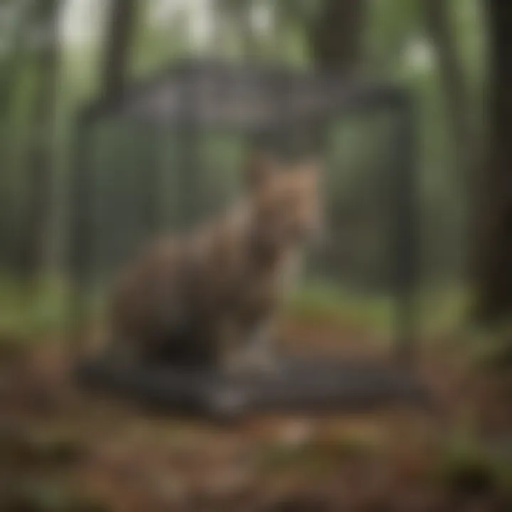 Balancing act of wildlife management with cage traps