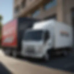 Isuzu Box Truck Model Exterior Design