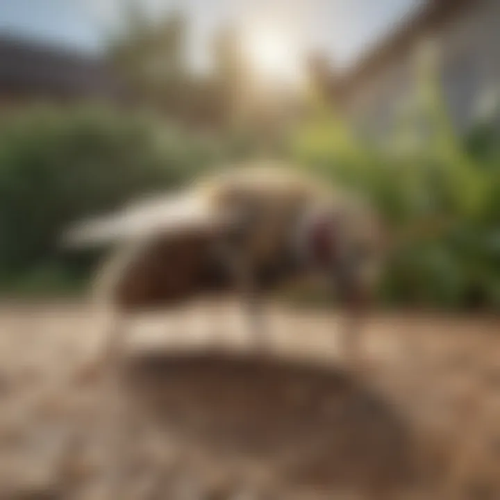 Diagram illustrating the benefits of micromesh technology in pest control