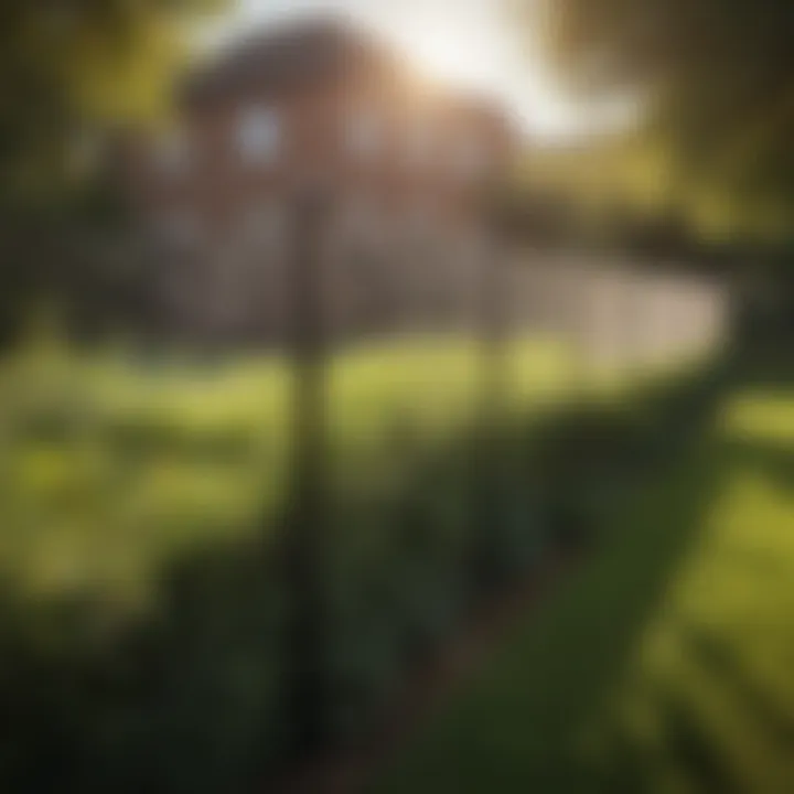 Residential property using micromesh barriers in garden settings