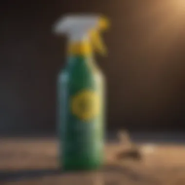 Chemical spray bottle with eco-friendly label