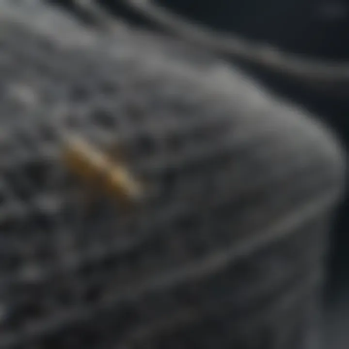 Metallic wire mesh used as a physical barrier