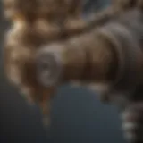 Intricate Design of the Oldham Chemical Sprayer Detailed view of the Oldham chemical sprayer showcasing its intricate design