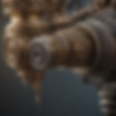 Intricate Design of the Oldham Chemical Sprayer Detailed view of the Oldham chemical sprayer showcasing its intricate design