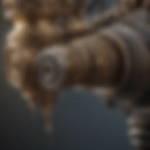 Intricate Design of the Oldham Chemical Sprayer Detailed view of the Oldham chemical sprayer showcasing its intricate design