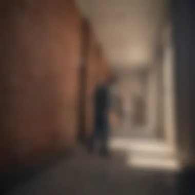 Illustration showing a pest control professional inspecting a building