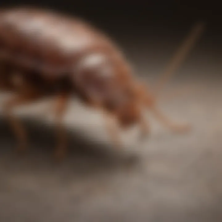 Comparison of bed bug sizes for identification